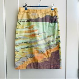 Anthropologie Printed Skirt